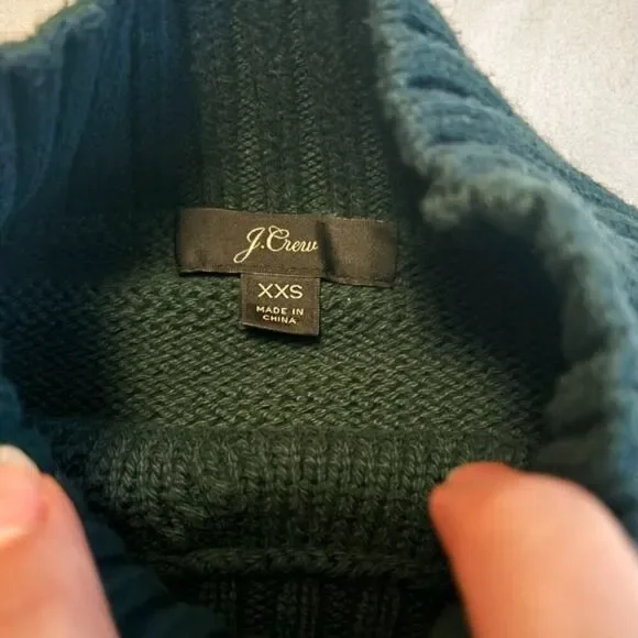 Dark Green Knit Sweater - Picture 2 of 4